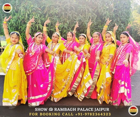 Rajasthani Ghoomar Dancers at Rambagh Palace